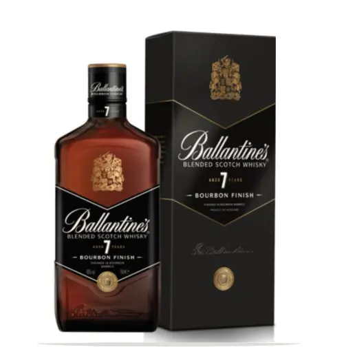 Ballantines Whisky 7 Years Old Bourbon Finish Estuche - 700cc