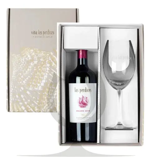 Las Perdices Malbec Estuche + Copa - 750cc