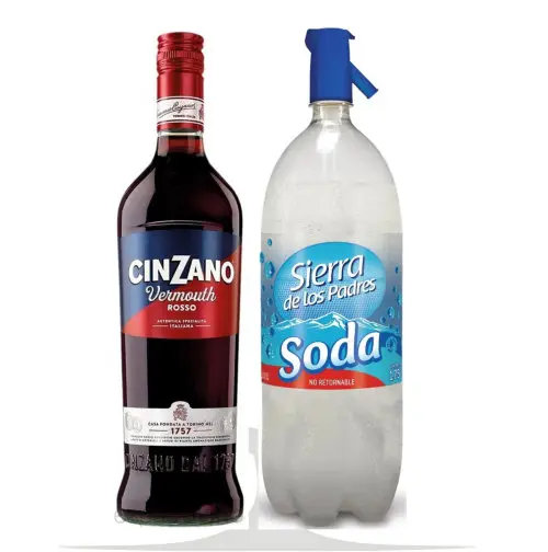 Combo Cinzano + Soda