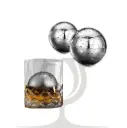 Esfera Hielo Acero Inoxidable x 2 Unidades