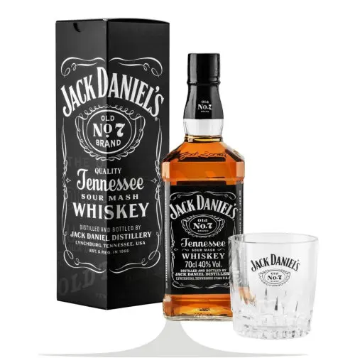 Jack Daniels Whisky + Vaso - 700cc