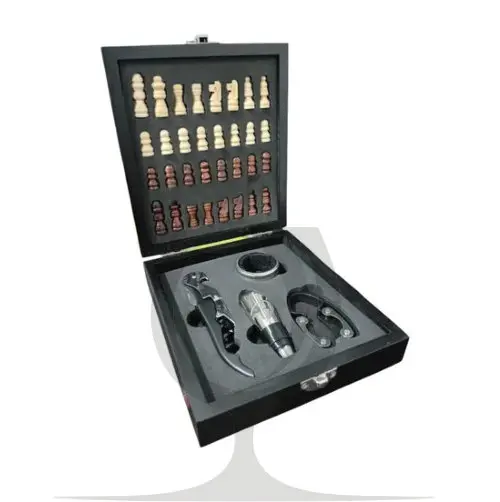 Kit x 4 Piezas Sacacorcho + Ajedrez