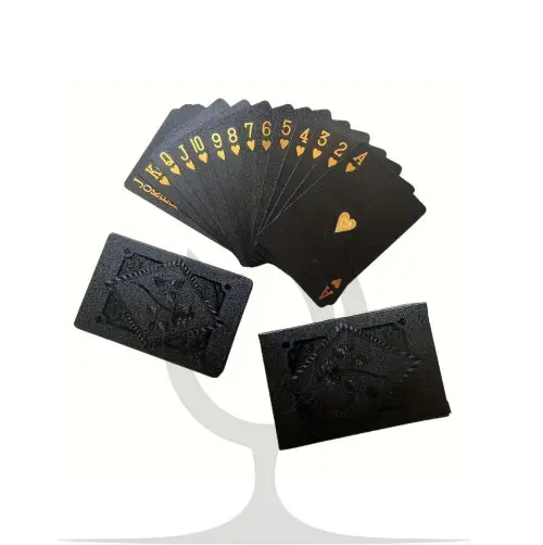 Juego de Cartas Poker Negras