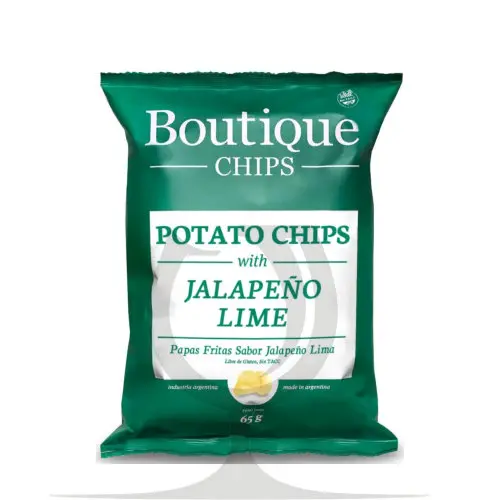 Boutique Chips Jalapeño Lime Sin TACC - 65grs